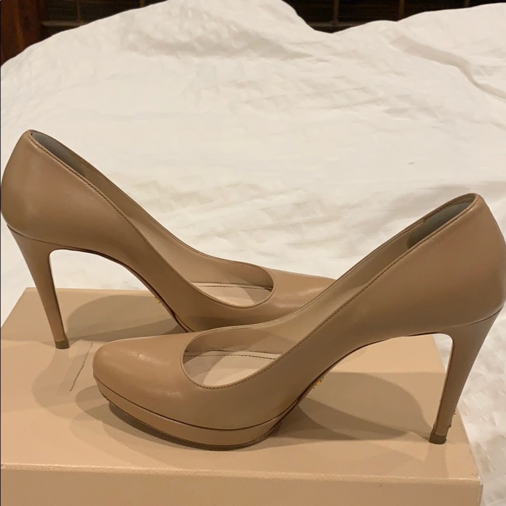Prada ‘Carpeto’ Basic Nude Pumps (Used) - image 3